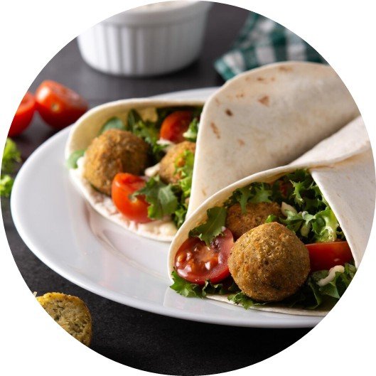 Halloumi and Falafel Box Halloumi and Falafel Box